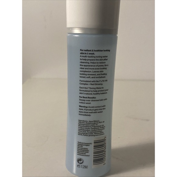 NEW NO7 NO 7 RADIANT RESULTS REVITALIZING TONING WATER 6.7 OZ - Picture 5 of 5